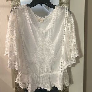 Ember XL White Lace shirt